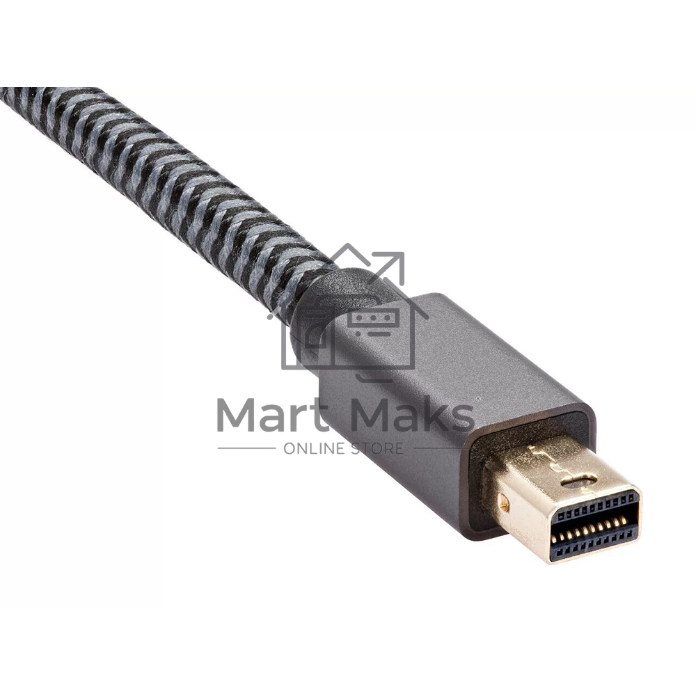 Адаптер miniDP --> HDMI-F 0.15м, оплетка, 4K@60Hz, Telecom (TA565)
