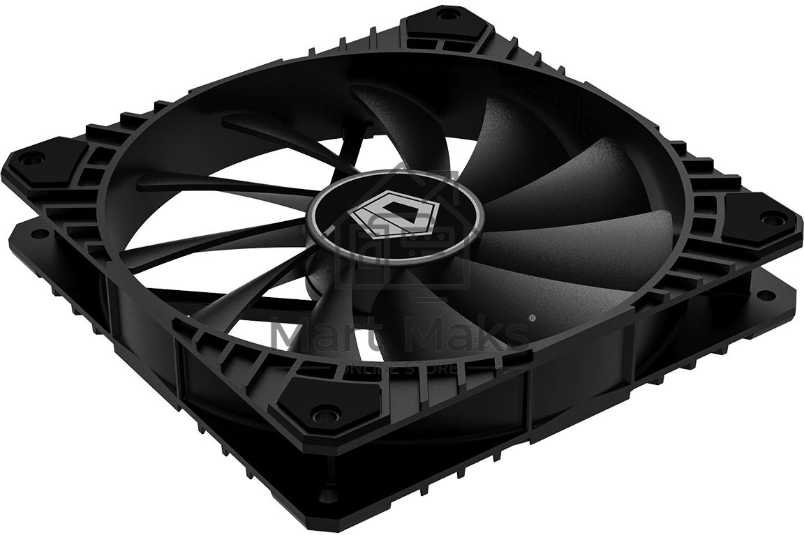 Вентилятор для корпуса ID-Cooling WF-14025-XT BLACK черный, 140 мм, 1600 об/мин, 32.6 дБ, 4 pin