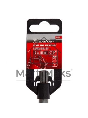 Бур по бетону Matrix, 6 x 110 мм, SDS PLUS