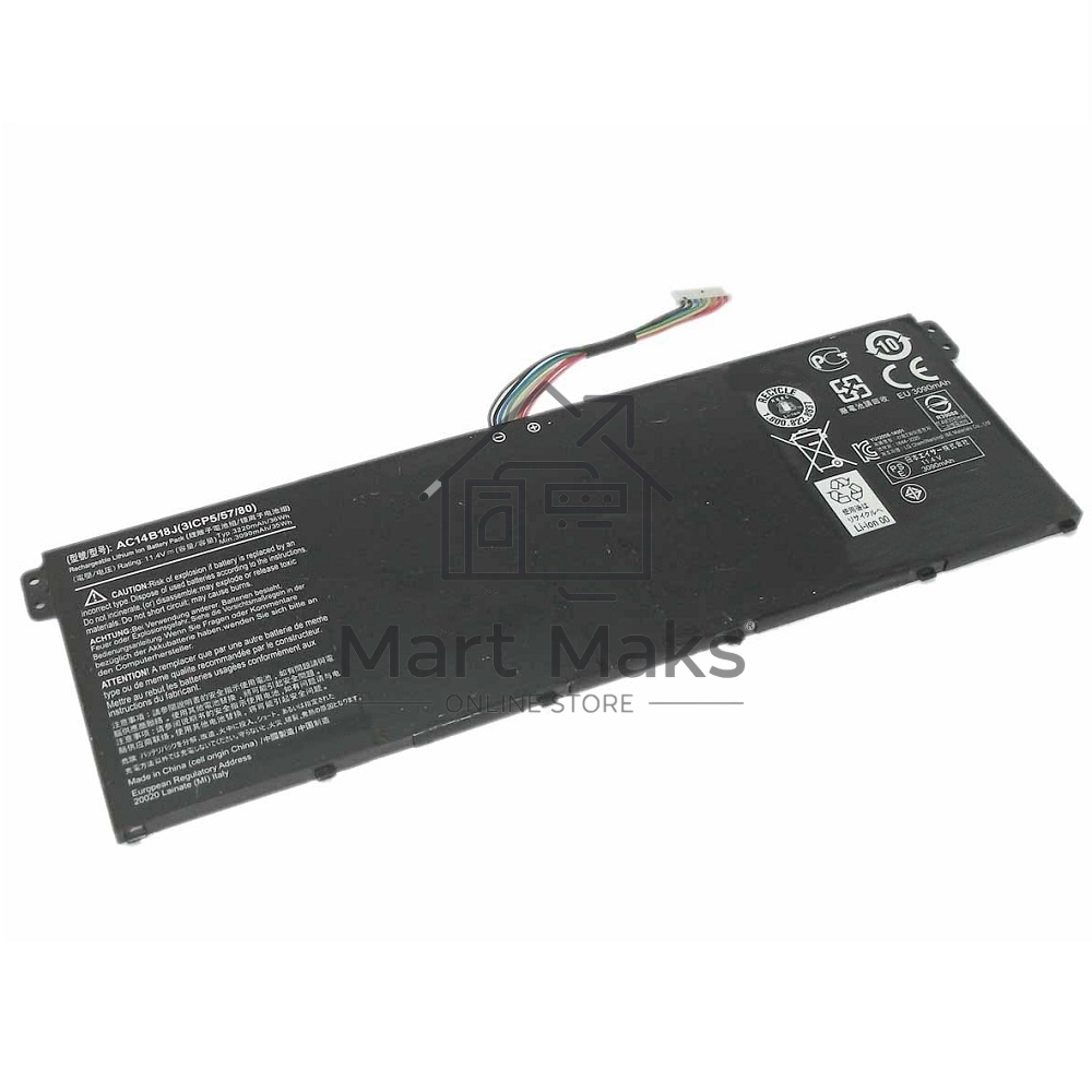 Аккумуляторная батарея для ноутбука Acer Chromebook 13 CB5-311 11.4V 3220mAh 36Wh