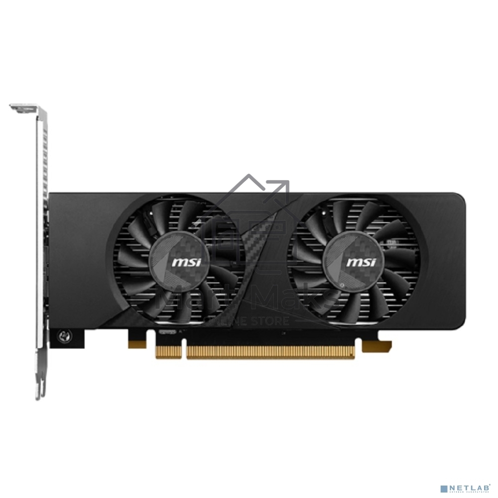 Видеокарта MSI RTX3050 LP 6G OC NVIDIA GeForce RTX 3050 6Gb 96bit PCI-E 4.0 GDDR6 1492/14000 HDMIx2 DPx1 HDCP Ret low profile