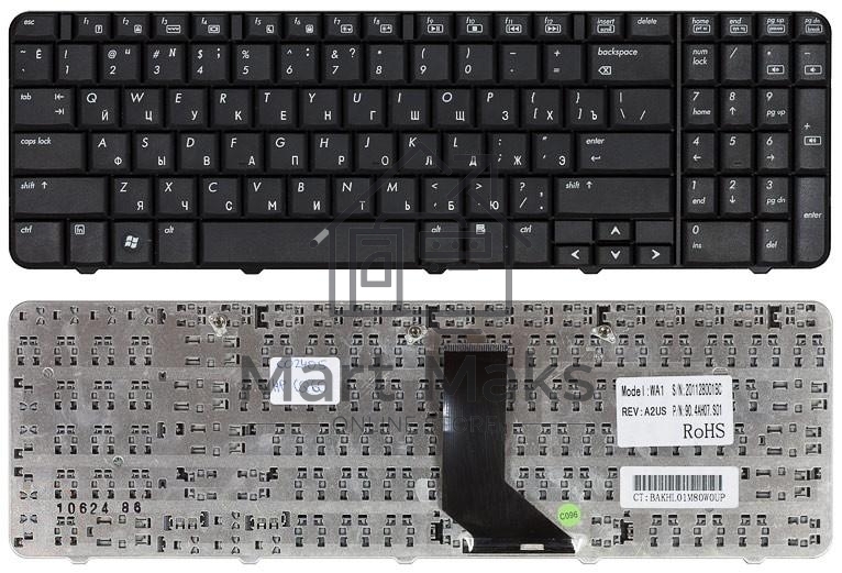 Клавиатура для ноутбука HP Pavilion G60 Compaq Presario CQ60 черная