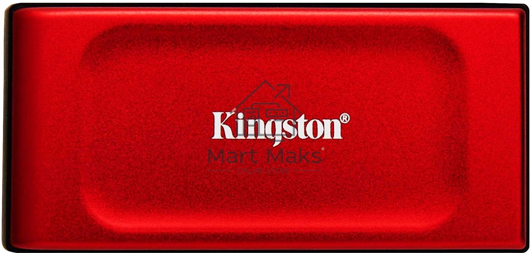 Твердотельный накопитель Kingston External SSD XS1000, 2000GB, Type-C/A, USB 3.2 Gen 2, R/W 1050/1000MB/s, 70x33x14mm, 29g., Red (5 лет)