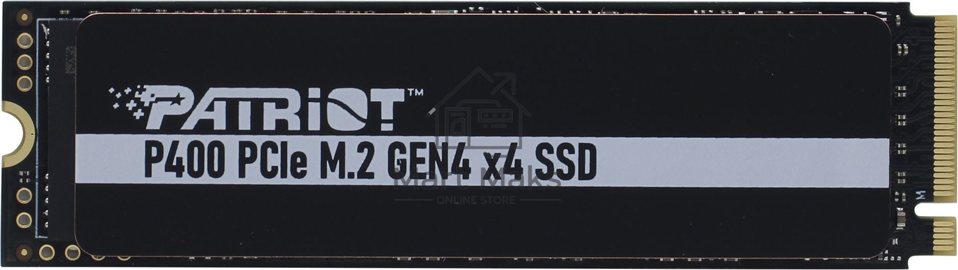 Накопитель SSD Patriot P400, 2Tb, PCIe 4.0 x4, M.2 2280, NVMe, R/W 7000/4800, с радиатором