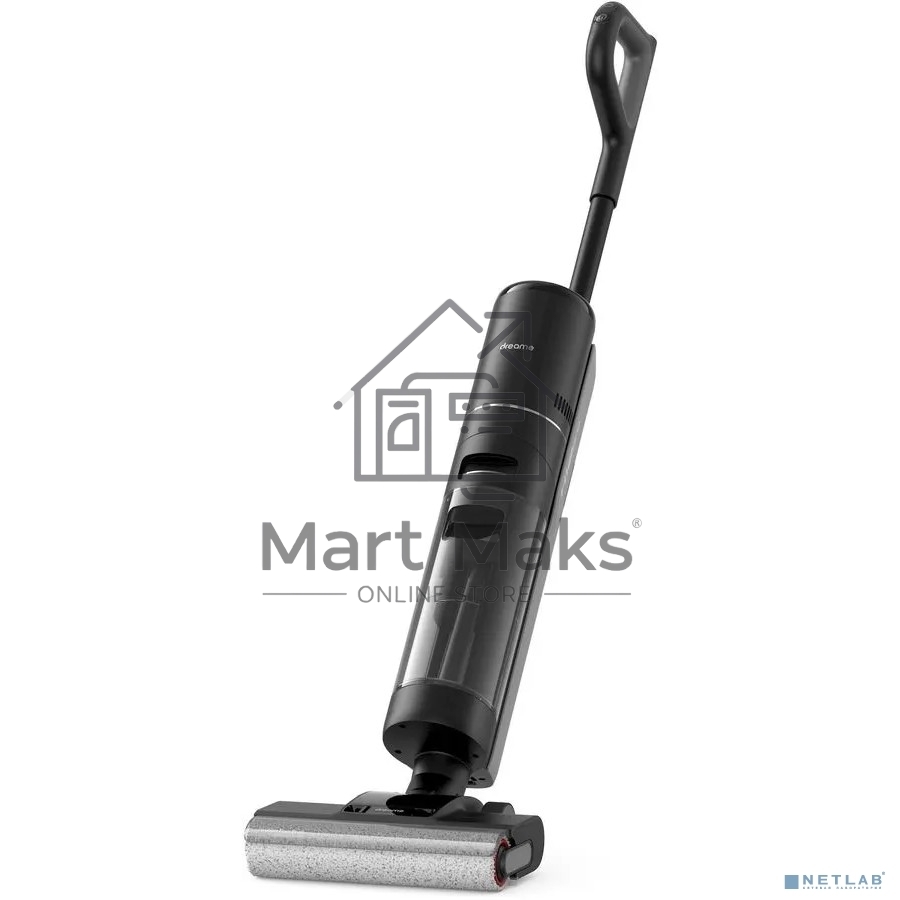 Пылесос моющий Dreame Wet and Dry Vacuum H12 Pro серый, питание от аккумулятора, 300 Вт, уборка влажная/сухая, пылесборник 0,9 л, работа от АКБ max - 35 мин