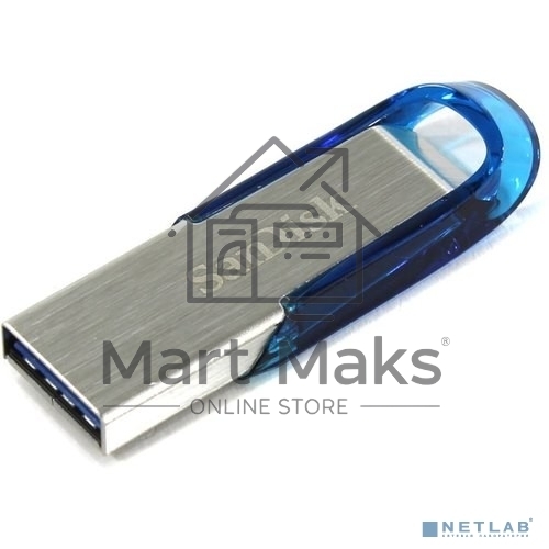 Флешка USB R/W R/W 128GB SanDisk CZ73 Ultra Flair, USB 3.0, Tropical Blue
