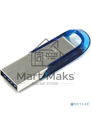 Флешка USB 128Gb SanDisk CZ73 Ultra Flair, USB 3.0, Tropical синий