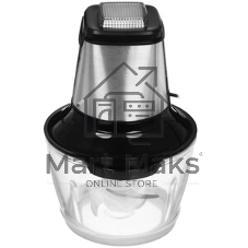 Чоппер Centek CT-1392 Сталь 600Вт 6 лезвий, стеклянная чаша 1,2л, разборные ножи