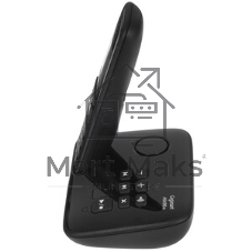 Радиотелефон Dect Gigaset AS690A DUO черный (труб. в компл.:2шт) автооветчик АОН