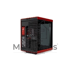 Корпус без блока питания Case HYTE Y70 Touch Infinite, Midi-Tower, TG, LCD, no fans, 2xUSB-A 3.2, 1xUSB Type-C, E-ATX, ATX, mATX, mITX Black Cherry