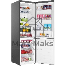 Холодильник Haier C4F640CXU1 нержавеющая сталь двухкамерный 285/115л морозилка снизу, No Frost