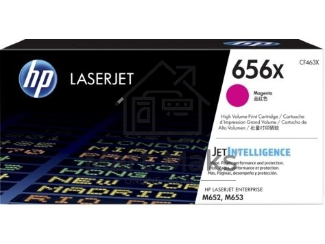 Картридж лазерный HP 656X пурпурный увеличенной емкости для HP CLJ M652/M653 (CF463X) 22000 стр