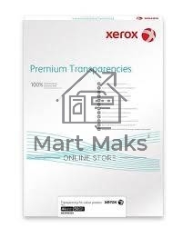 Пленка прозрачная Premium XEROX для ч/б лазерной печати A4, 100гр/м2,100 л. (без подложки и полосы)