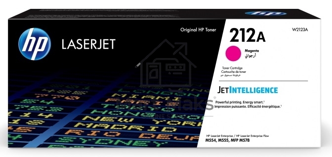 Картридж лазерный Cartridge HP 212A для CLJ Enterprise M554/M555/M578, пурпурный ( 4 500 стр.)