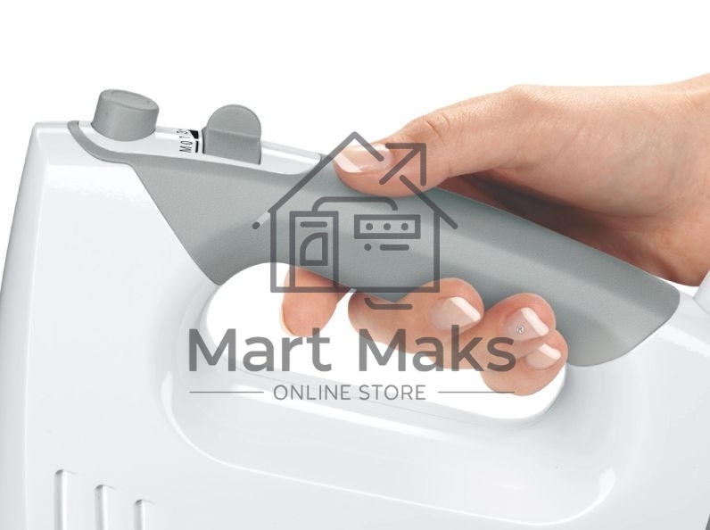 Миксер ручной Bosch MFQ36480 450Вт белый/серый