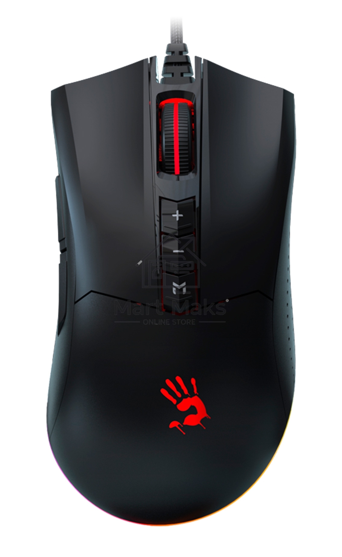 Мышь проводная A4Tech Bloody ES9 Plus черный, 10000 dpi, USB, кнопки - 8