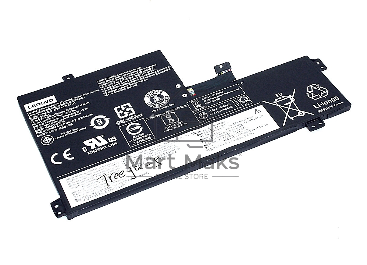 Аккумуляторная батарея для ноутбука Lenovo L19L3PG1 11.55V 4123mAh