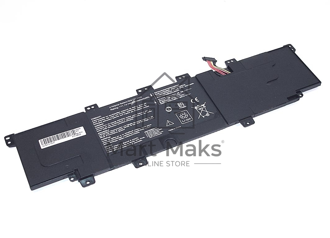 Аккумуляторная батарея для ноутбука Asus X402 11.1V 4000mAh OEM черный