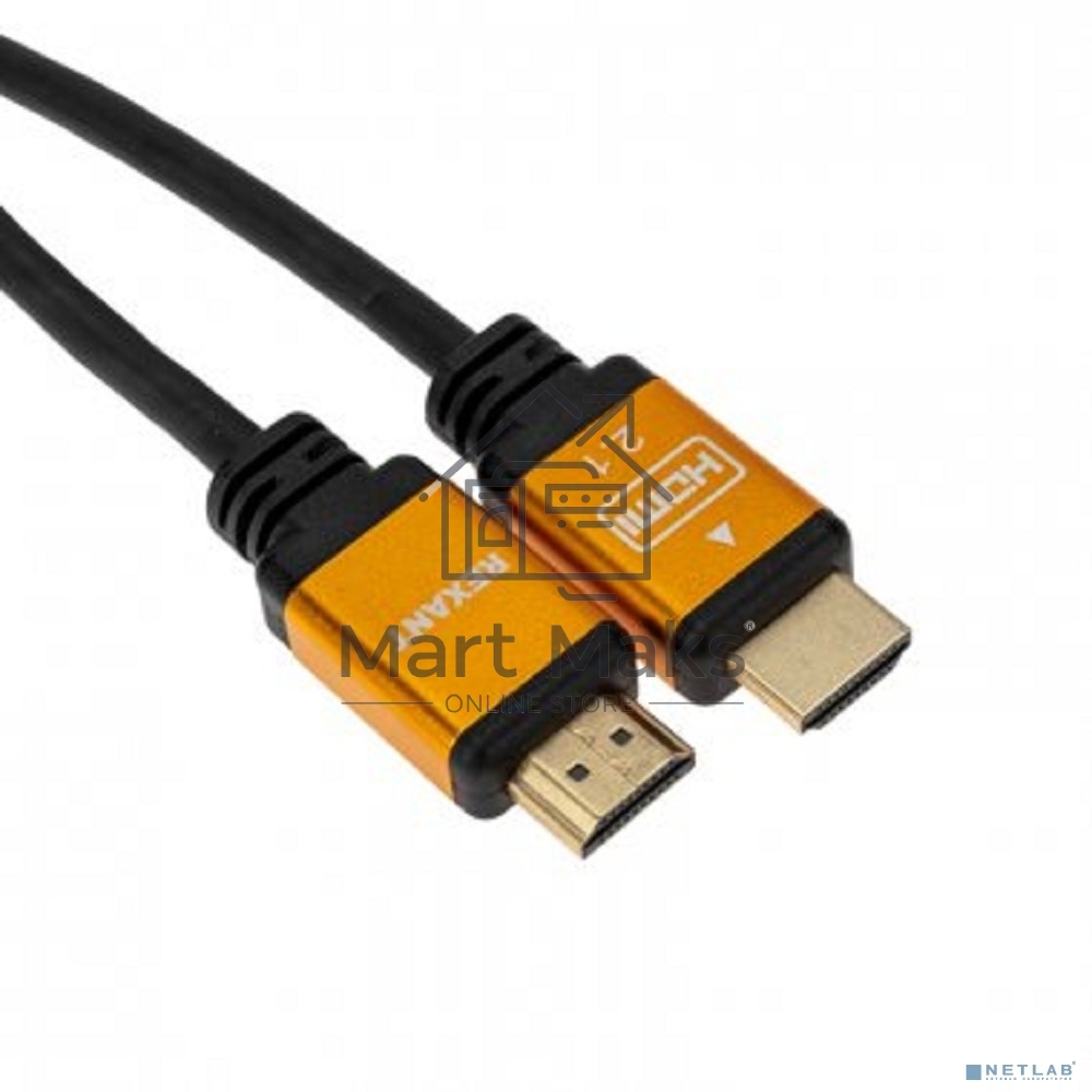 Кабель Rexant HDMI - HDMI 2.1 длина 2 метра GOLD