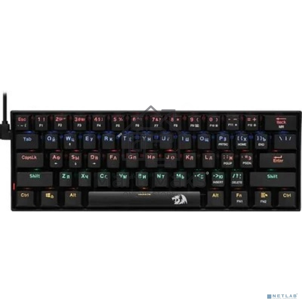 Клавиатура Defender Redragon Lakshmi проводная, USB, черный