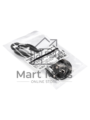 Кабель питания ExeGate Power PC-1P (Евровилка угловая Schuko->C13, VDE-250V-3*0.5мм2, медь, черный, 6A, 1м)