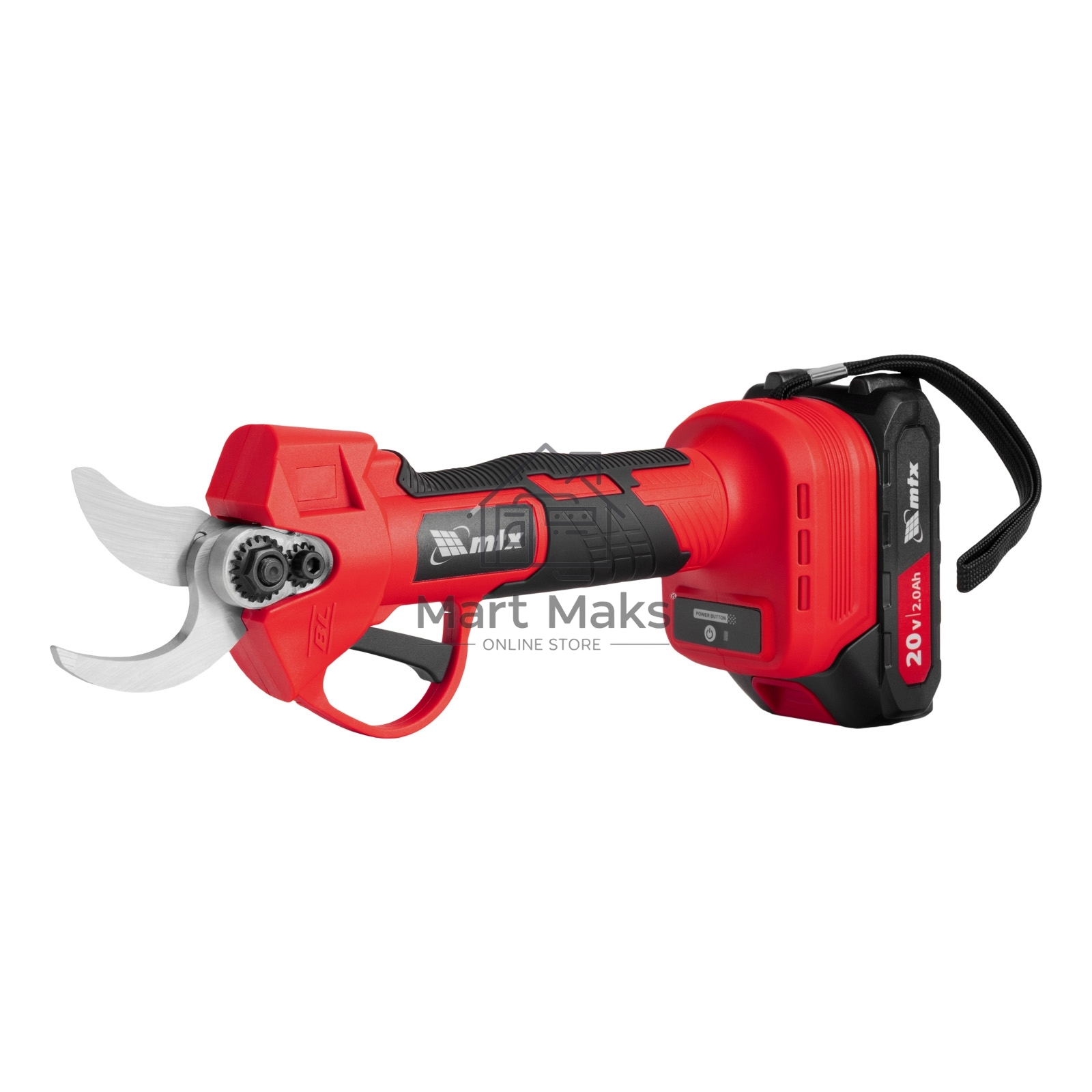 Секатор аккумуляторный, бесщет., BP-25, Li-Ion, 20 В  MTX