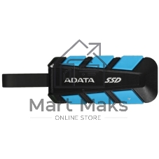 Внешний SSD ADATA SC740, 500 Gb, USB 3.2 Gen 2 Type-C, R/W 1050/1000, синий
