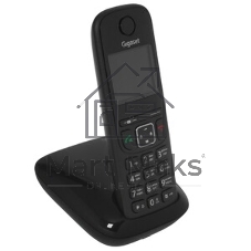Радиотелефон Dect Gigaset AS690 DUO черный (труб. в компл.:2шт) АОН