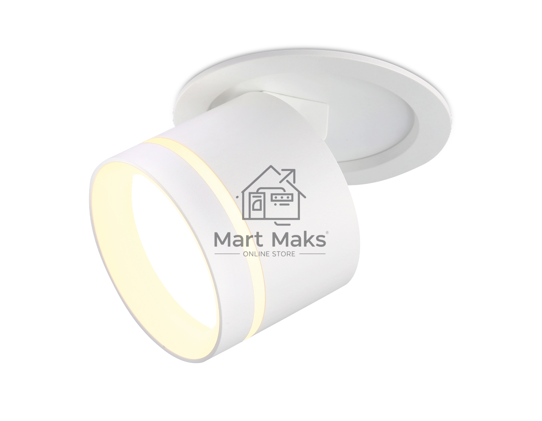 Светильник Ambrella light TA1431 SWH/FR белый песок/белый матовый GX53 D85*95