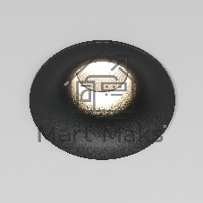 25070/LED 15W 4000K / светильник встраиваемый светодиодный / черный