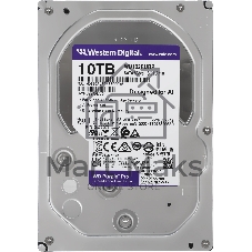 Жесткий диск HDD WD Purple Pro 10Tb 7200rpm SATA 512Mb 3.5