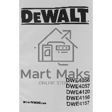 Угловая шлифовальная машина DeWalt DWE4057 800Вт 11800об/мин рез.шпин.:M14 d=125мм (DWE4057-QS)