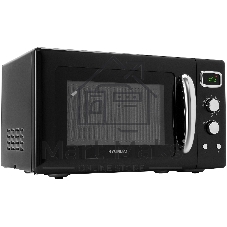 Микроволновая печь Hyundai HYM-D3040 черный, 23 л, 800 Вт, переключатели - кнопки, поворотный механизм