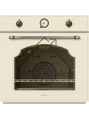 Духовой шкаф электрический Darina 1U8 BDE 112 707 Bg бежевый, встраиваемый