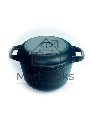 Казан с крышкой-сковородой,3л НЕВА-МЕТАЛЛ 6830