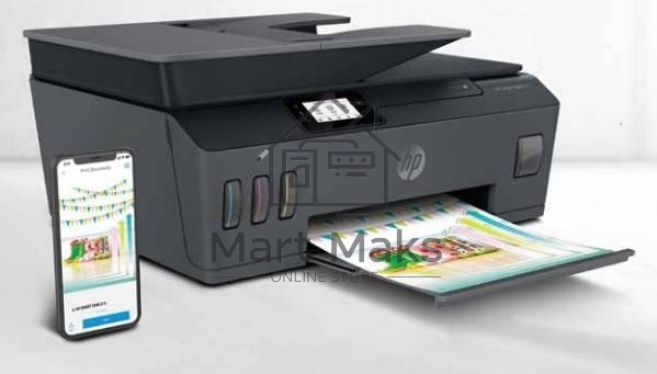 МФУ струйный HP Smart Tank 615 AiO (Y0F71A), A4, цветной, печ. до 22 стр/мин. (ч/б) до 16 стр/мин. (цвет), скан. до 5 стр/мин. (ч/б) 3 стр/мин. (цвет), 1200 x 1200 dpi (ч/б печать, скан.) 1200 x 4800 dpi (печать цвет), USB, Wi-Fi, BlueTooth, Air Print, Mo