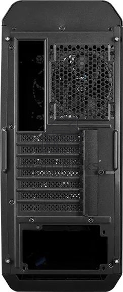 Компьютерный корпус Aerocool / Formula Aero One Eclipse-G-BK-v1 черный без БП ATX 4x120mm 2xUSB3.0 audio