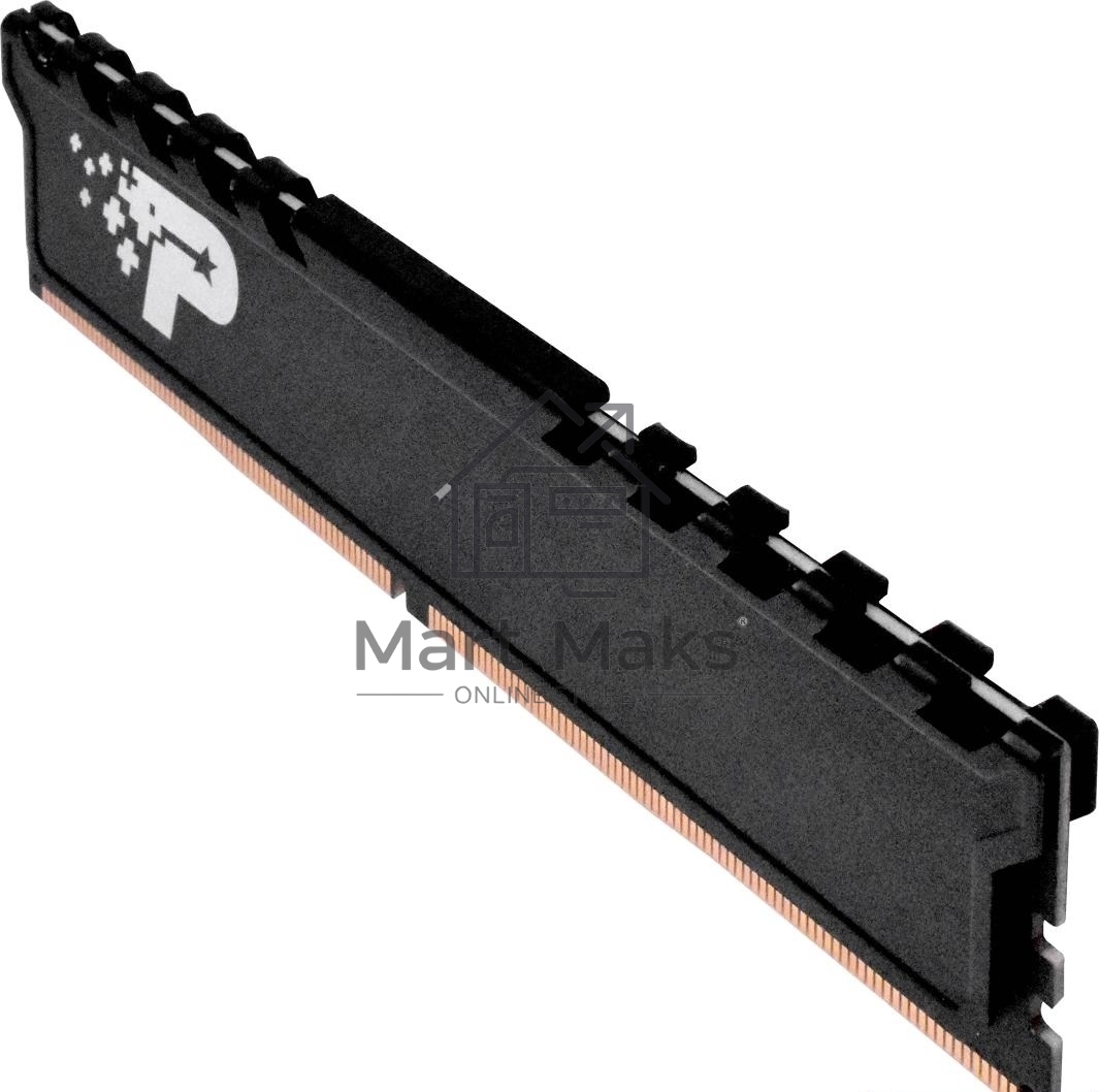 Оперативная память Patriot Signature Premium, DDR4, 4GB (1x4 GB), 2666 MHz, CL19, DIMM, радиатор, черный