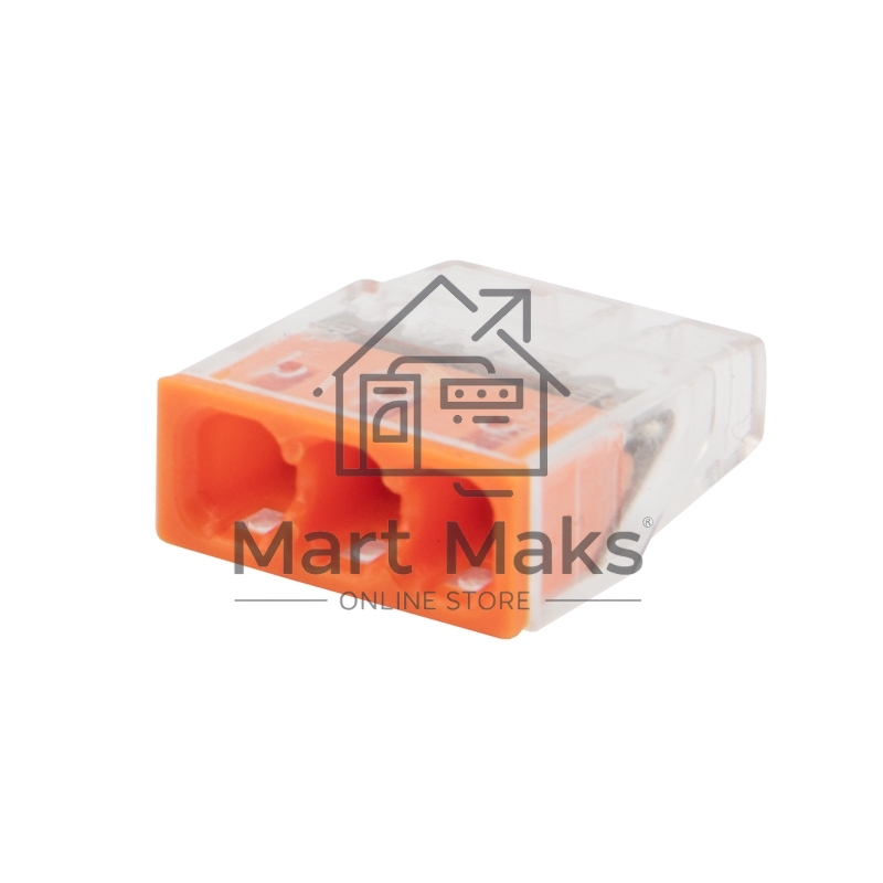 Экспресс-клемма Rexant СМК 2273-203, 3-проводная 0.5-2.5 мм², прозрачная (100 шт./уп.)