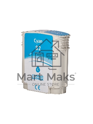 Картридж струйный Sakura C4911A (№82 Cyan) для HP, голубой, 72 мл.