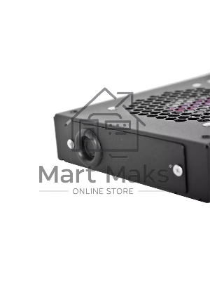 Модуль вентиляторный ЦМО, 3 вентилятора, колодка, черный R-FAN-3J-9005