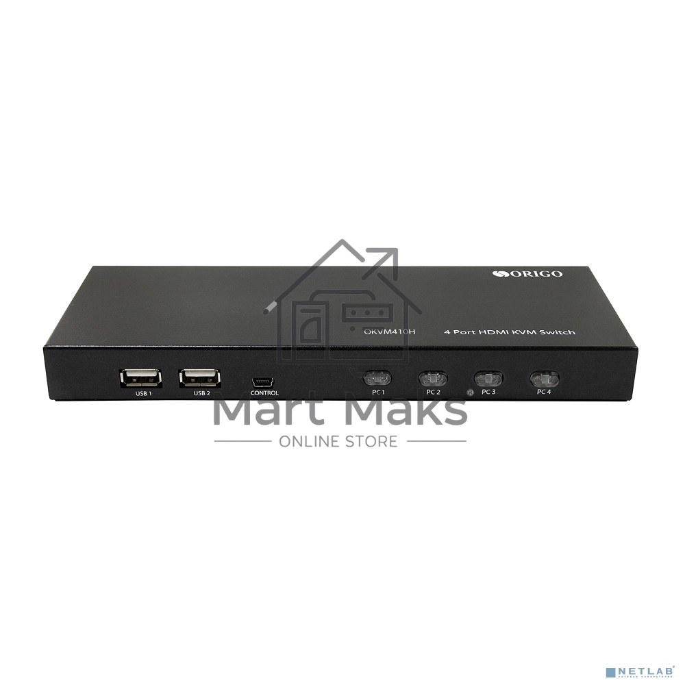 Переключатель KVM 4-портовый ORIGO OKVM410H/A1A с портами HDMI и USB