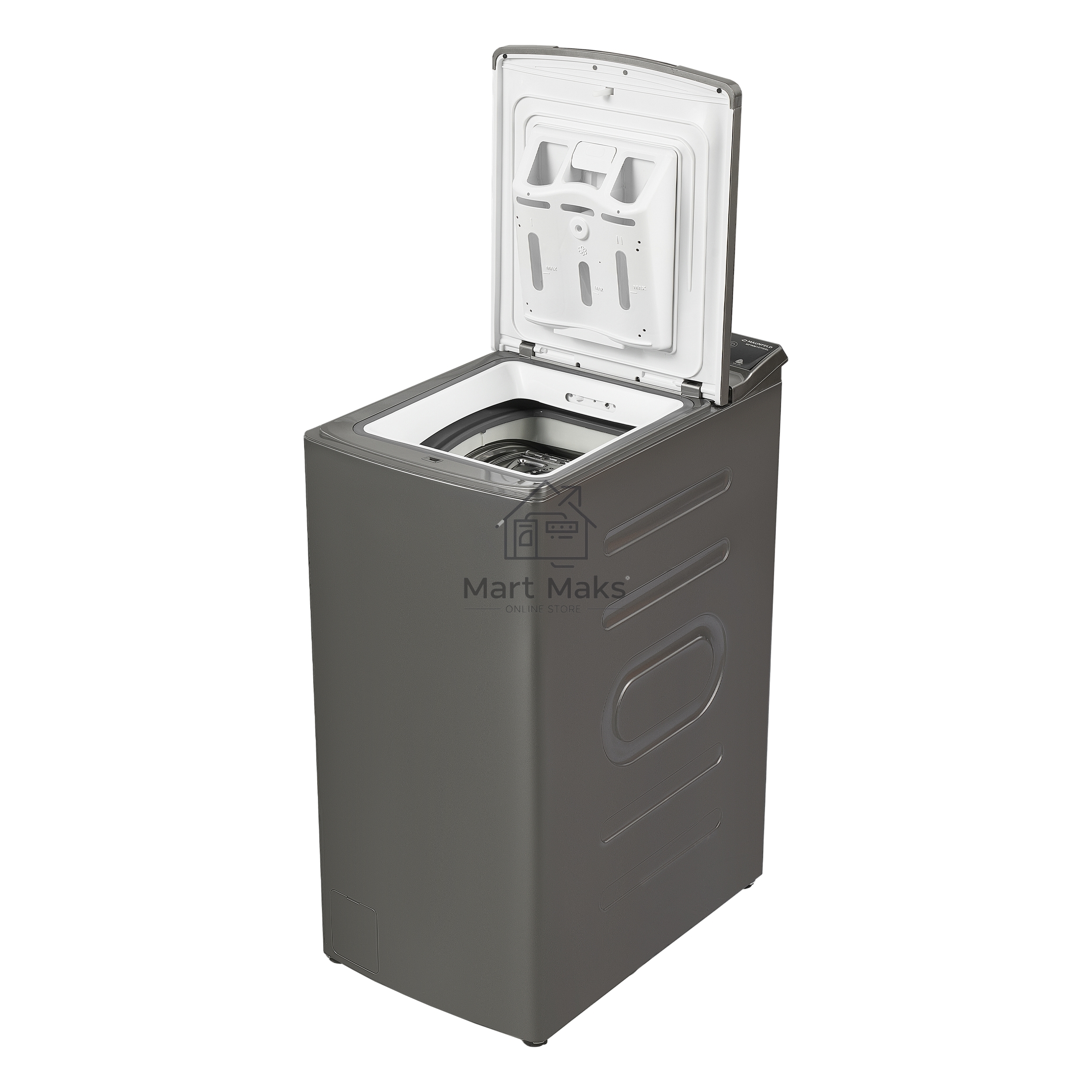 Стиральная машина Maunfeld SILVER MFWM127ISSL серебристый, загрузка вертикальная 7 кг, 1200 об/мин., класс: А+++