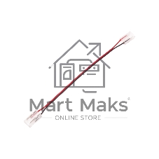 Коннектор I-образный Rexant гибкий удлиненный для одноцветной светодиодной ленты COB 8мм