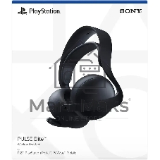 Гарнитура Sony PlayStation PULSE Elite чёрный, беспроводная, радиоканал, до 30 ч, совместимость с PS5