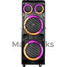Колонка портативная Ural 23 черный 2000W 1.1 BT/3.5Jack/USB-C 15м 7000mAh (УРАЛ МОЛОТ 23)