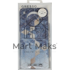 Чехол (клип-кейс) Gresso Meridian, для Honor 50 Lite, синий gr17aaae8879