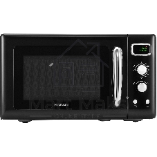 Микроволновая печь Hyundai HYM-D3040 черный, 23 л, 800 Вт, переключатели - кнопки, поворотный механизм
