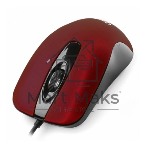 Мышь проводная Gembird MOP-400-R красный, 1000 dpi, USB, кнопки - 3