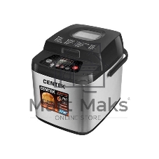 Хлебопечка Centek CT-1410 чёрный, 650 Вт, 0.75 кг, 19 программ